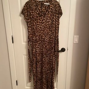 Animal print jumpsuit